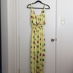 Flower Print Maxi